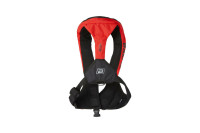 Baltic Poseidon 165N automatisch reddingsvest met harnas zwart-rood